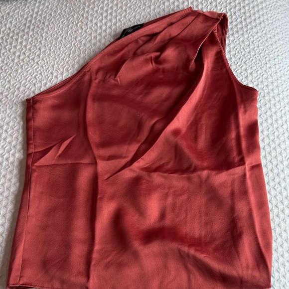 White House Black Market Tops - White House Black Market Terracotta Sleeveless Blouse